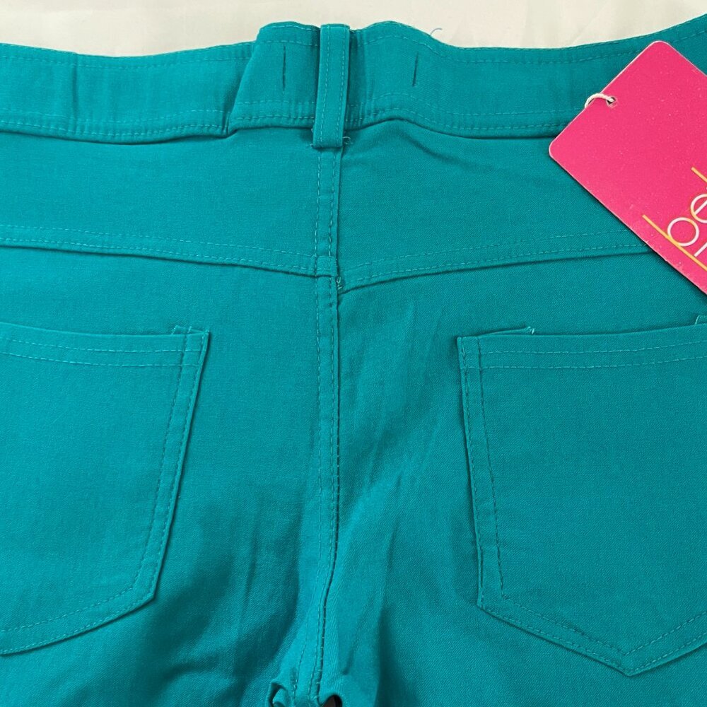 NEW Girls Petrol Stretch Jeggings Size Large - Picture 3 of 3